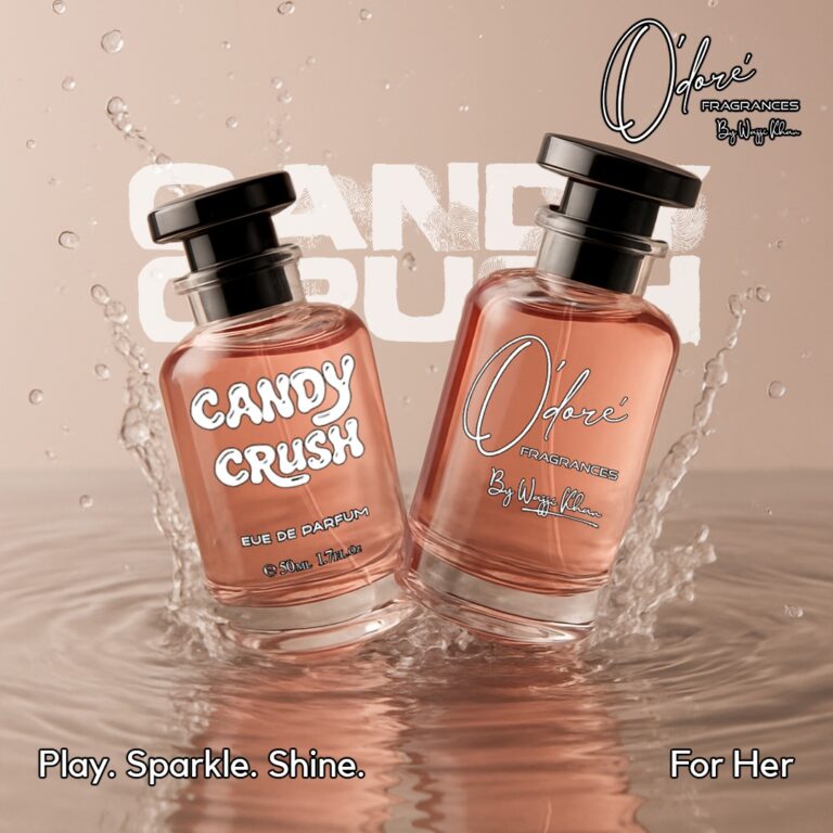 Candy Crush perfume inspired by Yara Candy 50ml bottle by Odore Fragrances