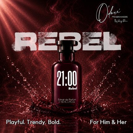 21:00 Rebel perfume inspired by 9pm Rebel 50ml bottle by Odore Fragrances